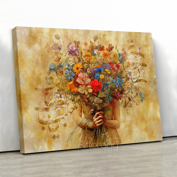 Elegant Rumi Canvas Print Wall Art - Persian Calligraphy Home Decor