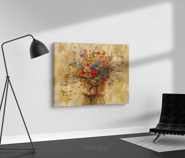 Elegant Rumi Canvas Print Wall Art - Persian Calligraphy Home Decor