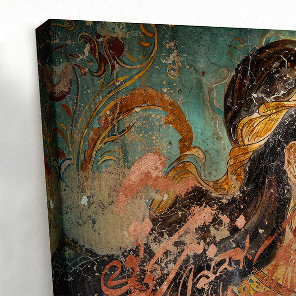 Eastern Dream Rumi Poem Sufi Calligraphy Canvas Print Wall Art