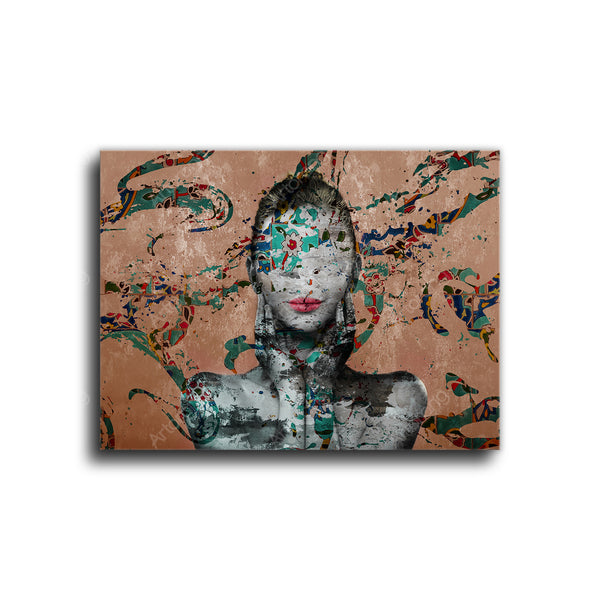 Faceless Love Persian Canvas Art | Arabic Wall Decor & Gift