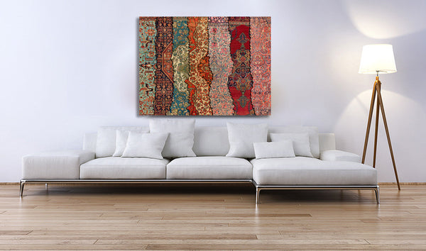 Persia Wall Art | Persian Rug Canvas Art | Persian Home Decor | Persian Wall Art | Persian Rug Canvas | Persian Rug Design | Persian Gift - Artorang
