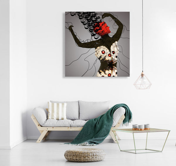 Girl in love | Persian Pattern | Persian Wall Art Canvas Art | Persian Home Decor | Persian Art | Arabic calligraphy | Modern art - Artorang