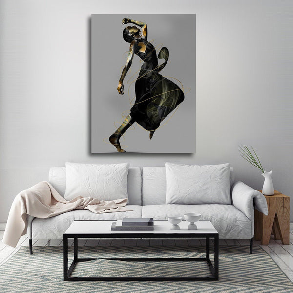 Dancing girl Canvas Art | Persian wall art | Persian calligraphy | Arabic calligraphy | Persian art | Arabic art | Persian Gift - Artorang