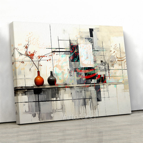 Extra Large Multi-Panel Persian Canvas Print Wall Art for Modern Decor