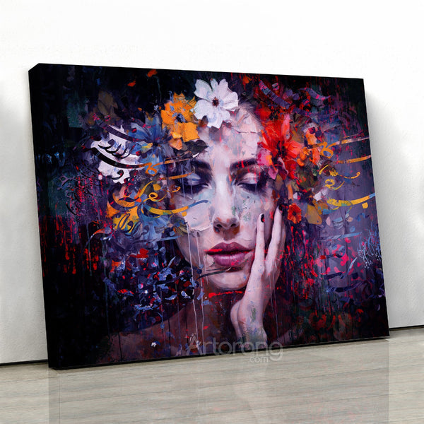 Rumi Quote Canvas Print - Persian Calligraphy Wall Art for Home Decor