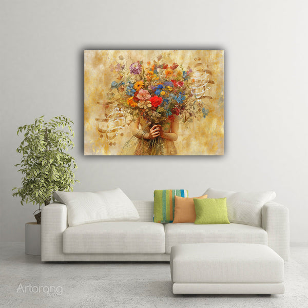 Elegant Rumi Canvas Print Wall Art - Persian Calligraphy Home Decor