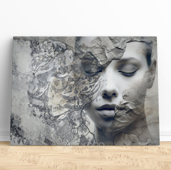 Persian Calligraphy Wall Art - Saadi's Poem Canvas for Middle Eastern Decor