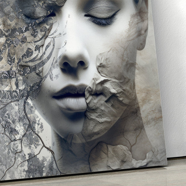 Persian Calligraphy Wall Art - Saadi's Poem Canvas for Middle Eastern Decor