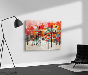 Persian calligraphy wall art featuring Rumi’s verse in a modern abstract design
