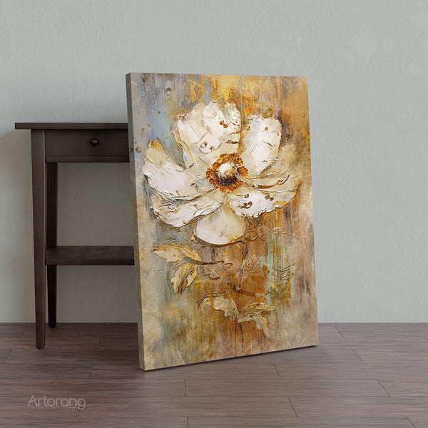 Persian calligraphy floral canvas artwork by Artorang
