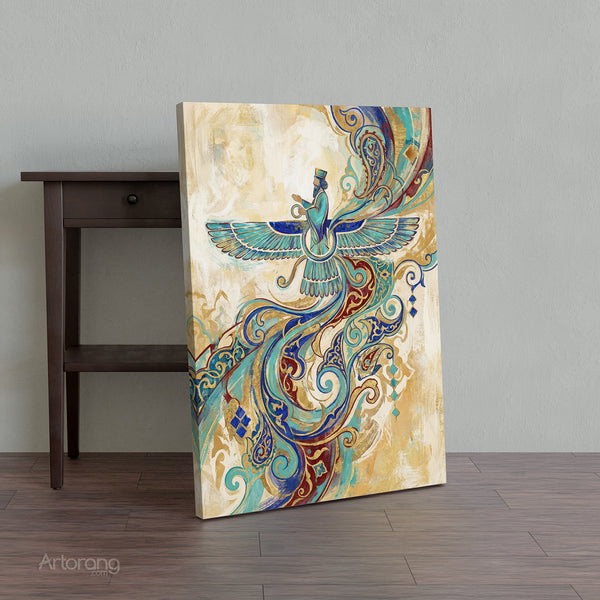 Artorang exclusive Persian inspired canvas with sacred design