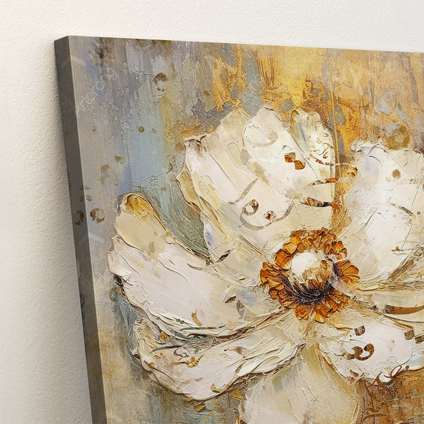 Close-up of hand-written Persian calligraphy on Rumi canvas art
