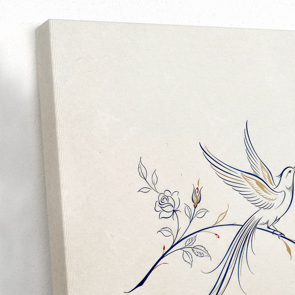 Persian Minimalist Wall Art with Nastaliq Calligraphy, Modern Farsi Art