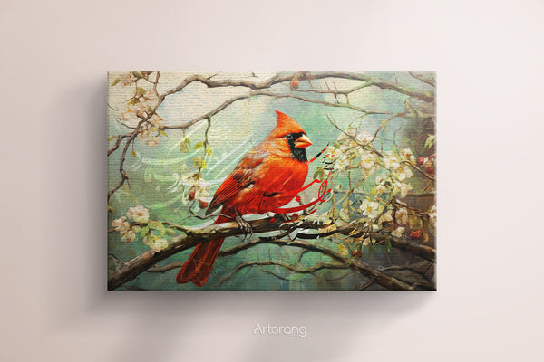 Symbolic bird wall art representing longing and freedom
