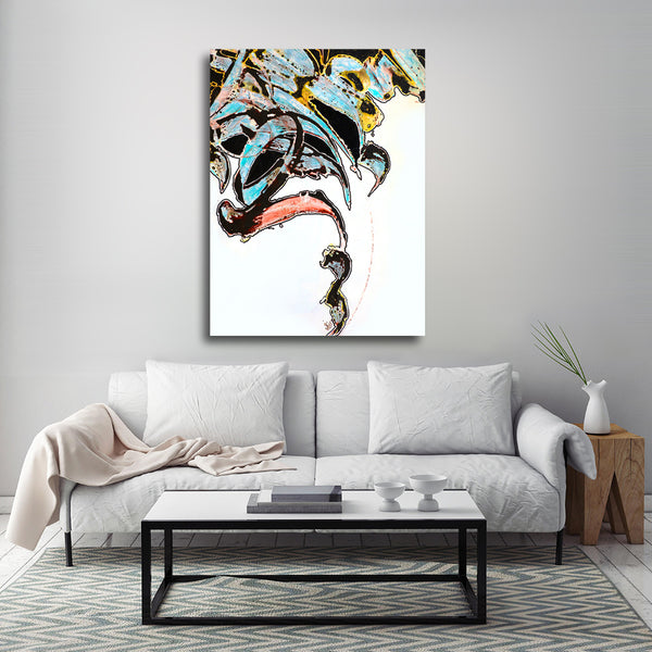 Colorful abstract and contemporary wall art painting print - Artorang