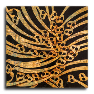 Persian letter H with two eyes wall art painting print, Farsi calligraphy, Persian gift - Artorang