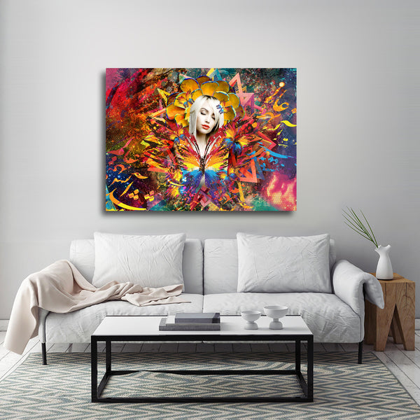 Over the lovelorn wall art canvas print | Persian home decor | Persian Calligraphy | Persian Art | Persian Art | Persian gift | Middle Eastern art - Artorang