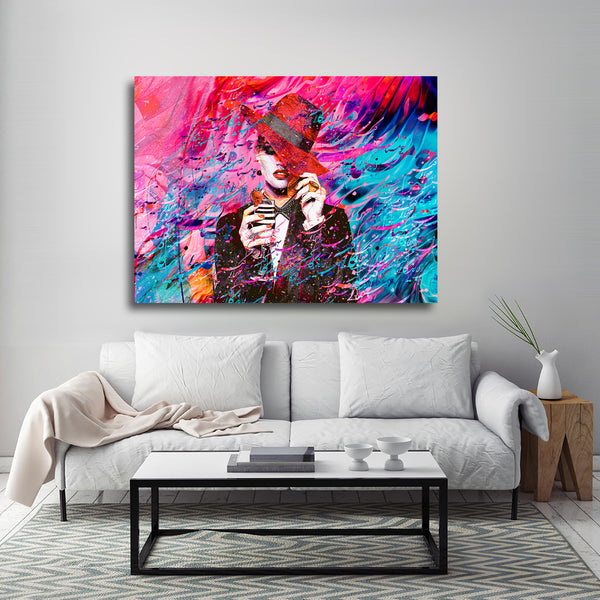 Be kind to each other wall art canvas print | Persian home decor | Persian Calligraphy | Persian Art | Persian Art | Persian gift - Artorang