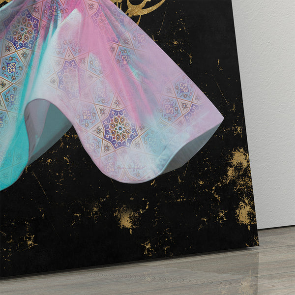 The thought of you inspires my dance, Rumi quote and ancient Sufi dervish wall art, Turkish art