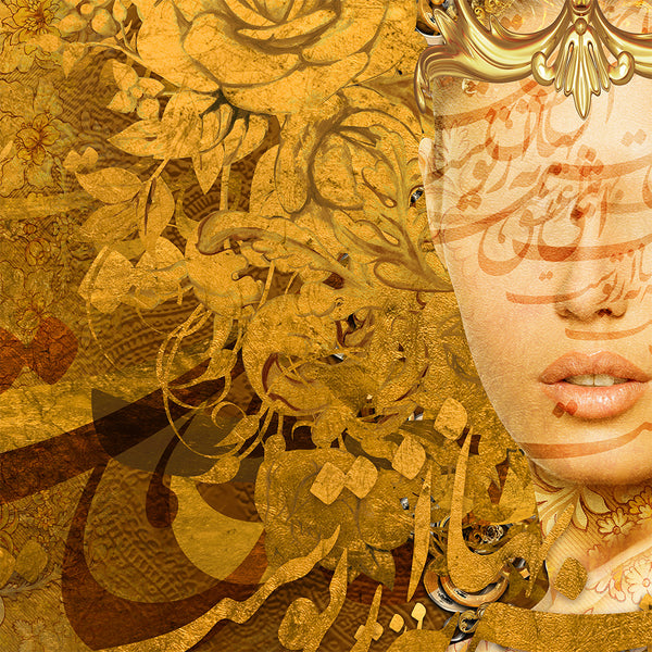 All because of love, Persian contemporary wall art, Persian gift - Artorang