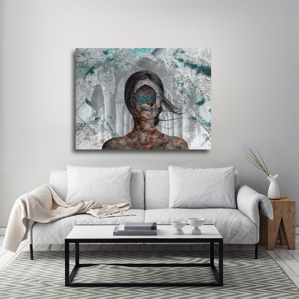 My existence is tied to yours, wall art canvas print | Middle Eastern pattern and culture wall art | Persian art| Persian gift | Arabic gift - Artorang