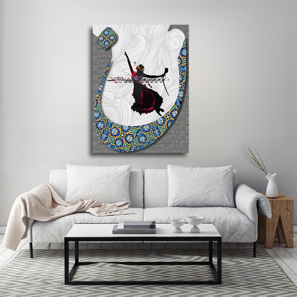 The wounds of love, Forugh Farrokhzad poem Persian wall art with Persian calligraphy - Artorang