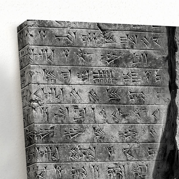 Old Persian cuneiform & ancient Persian soldier wall art, Hakhamaneshi soldier in Persepolis Takht-e Jamshid