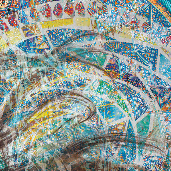 Persian Wall Art: Curls of Your Hair Gallery Wrapped Canvas Print