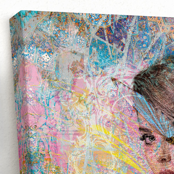 Persian Wall Art: Curls of Your Hair Gallery Wrapped Canvas Print