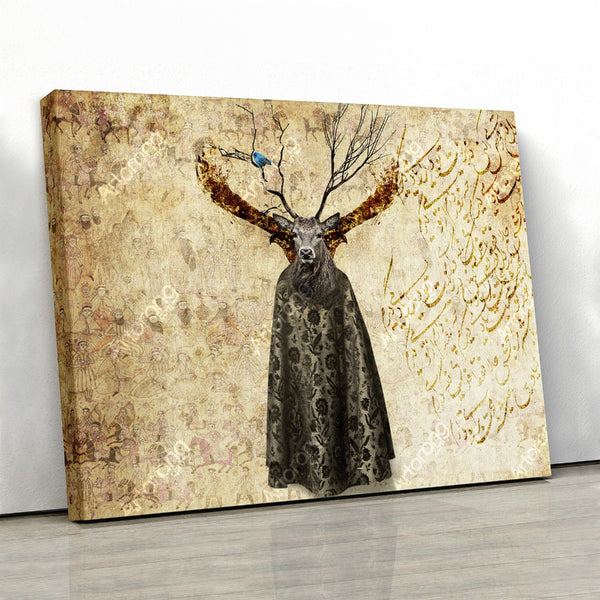 Garden of Belief - middle eastern contemporary canvas print wall art | Persian art | Arabic art | Persian gift | fine art - Artorang