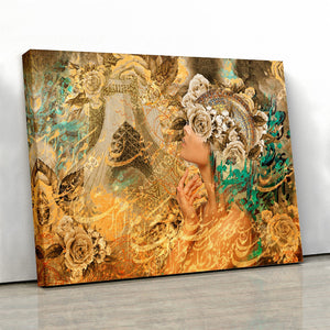 Persian contemporary wall art, lost in your eyes, Persian home decor, Persian gift - Artorang