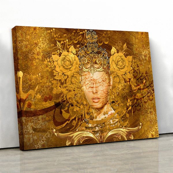 All because of love, Persian contemporary wall art, Persian gift - Artorang