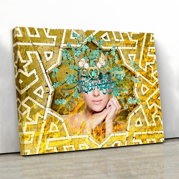 Life is a garden of love, Persian contemporary wall art - Artorang