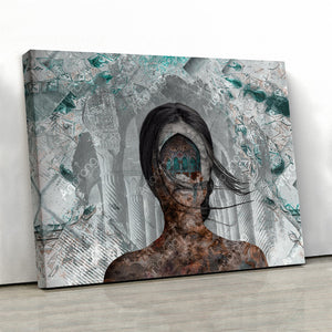 My existence is tied to yours, wall art canvas print | Middle Eastern pattern and culture wall art | Persian art| Persian gift | Arabic gift - Artorang