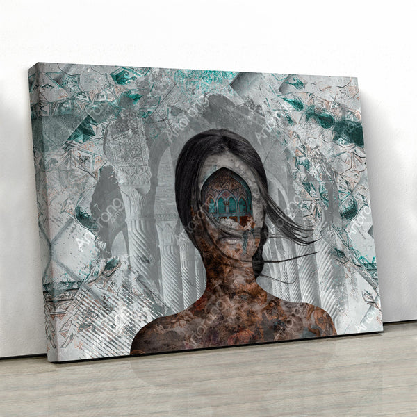 My existence is tied to yours, wall art canvas print | Middle Eastern pattern and culture wall art | Persian art| Persian gift | Arabic gift - Artorang