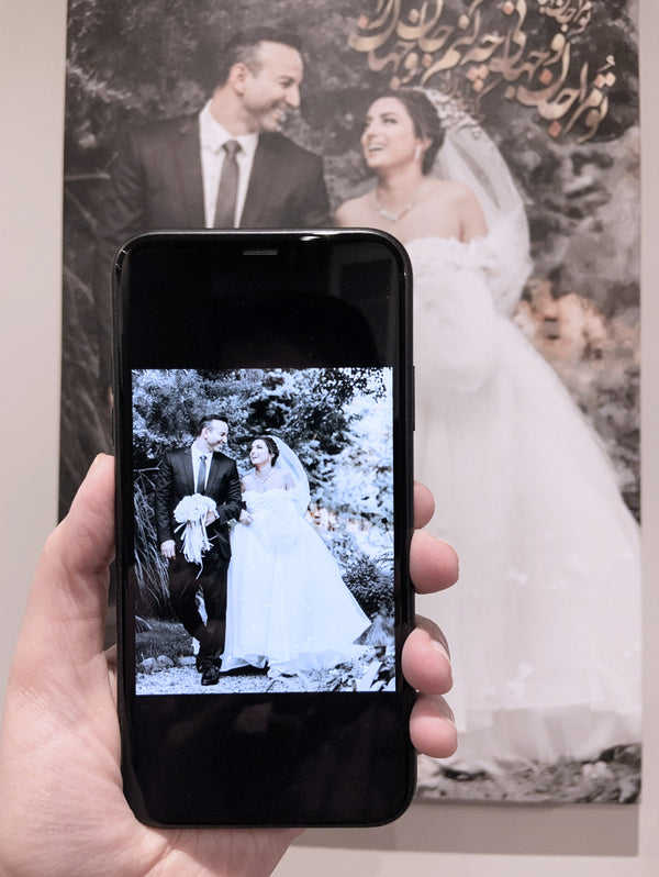 Personalized Persian gift family portrait wall art - Artorang