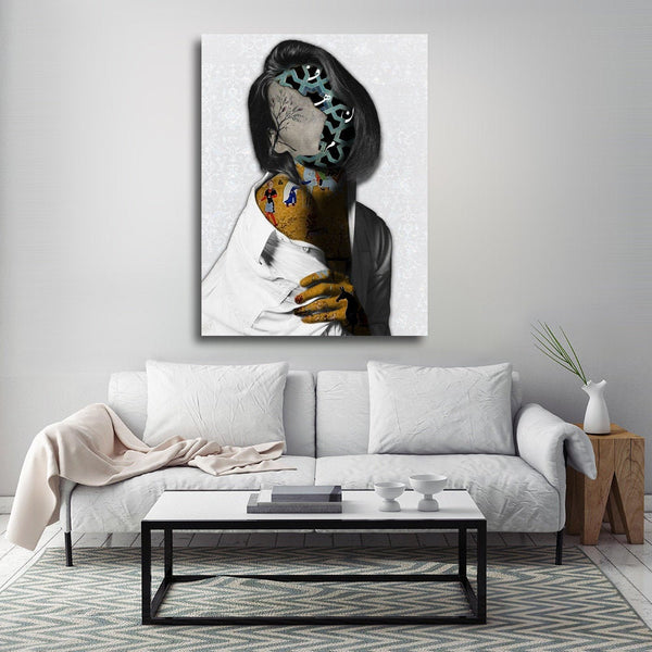 Middle eastern details on her face | Persia Art | Persian Wall Art Canvas Art | Persian Home Decor | Persian Art | Persian gift - Artorang