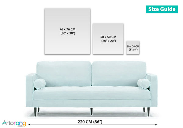 Praying for her love Canvas Art | Middle Eastern Modern and Contemporary art | Persian art | Arabic art | Arabic calligraphy - Artorang